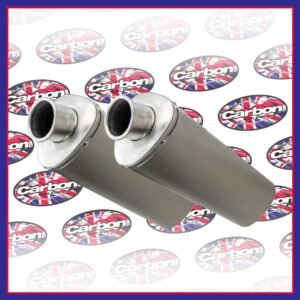 TWIN Titanium Tri oval Single satin outlet hull