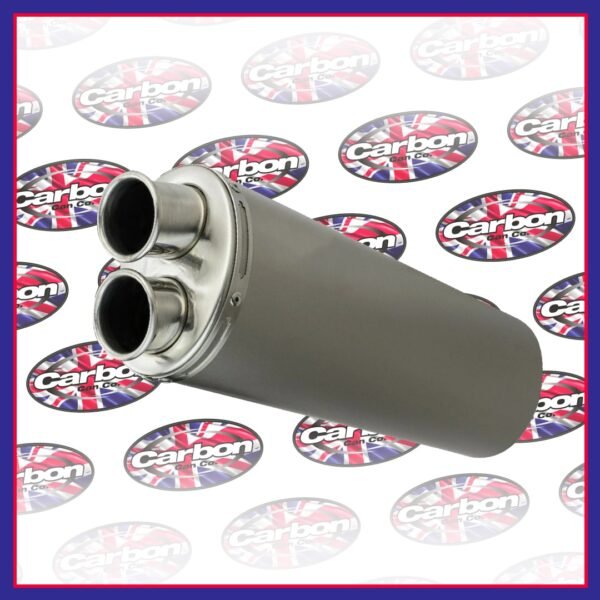 Titanium Oval Twin outlet