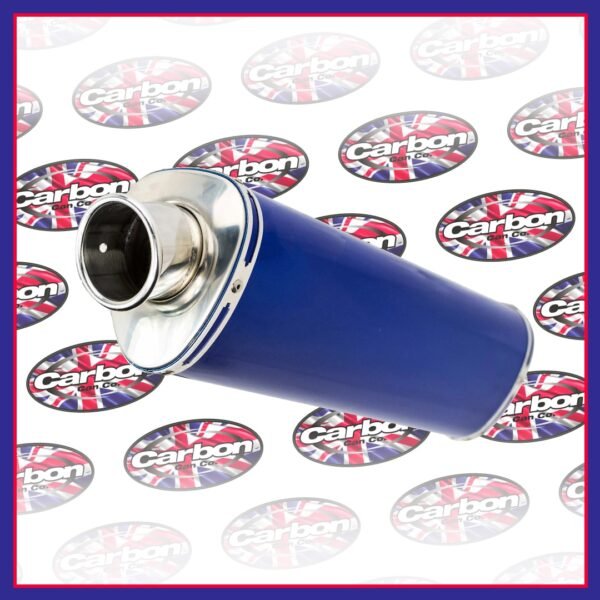 blue tri oval single outlet